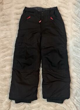 Champion Black Utility Cargo Winter Ski Pants Size S 6/7